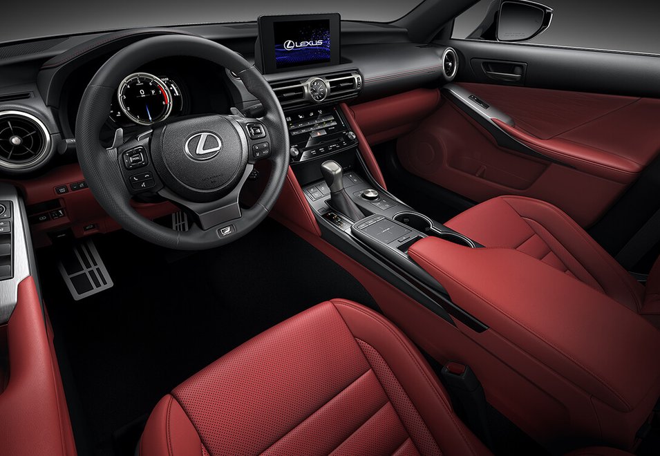 Interior rojo flare